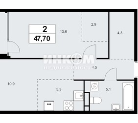 2-комн. квартира