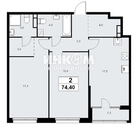 2-комн. квартира