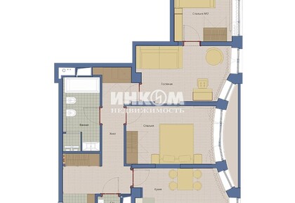 3-комн. квартира