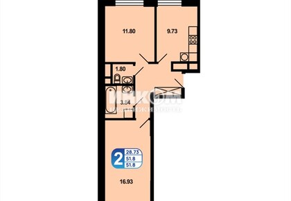 2-комн. квартира