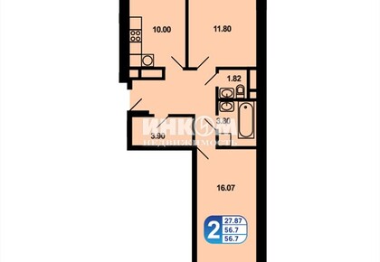 2-комн. квартира