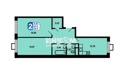 2-комн. квартира