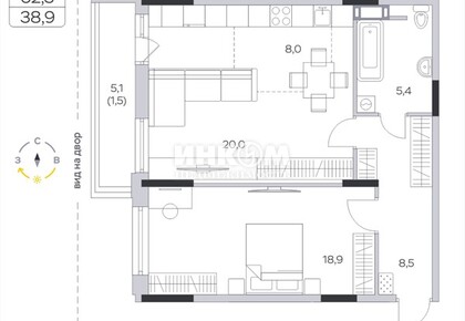 2-комн. квартира