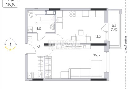 1-комн. квартира