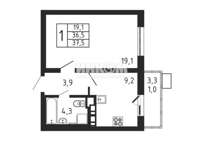 1-комн. квартира