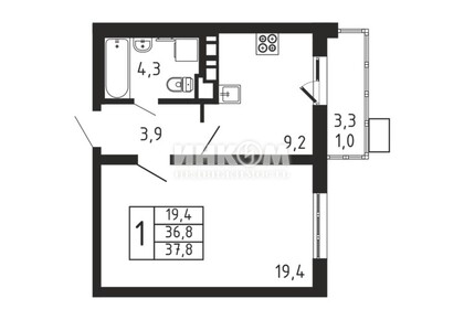 1-комн. квартира