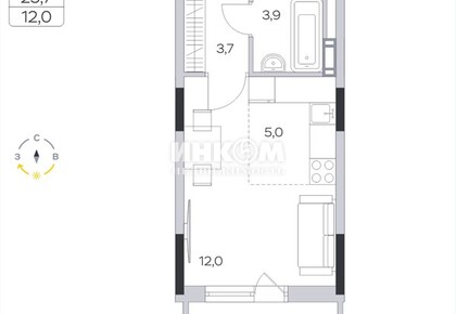 1-комн. квартира