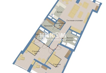 3-комн. квартира