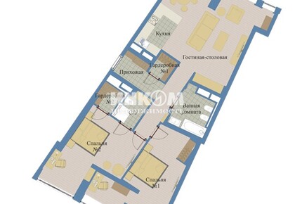 3-комн. квартира