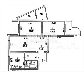 3-комн. квартира