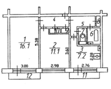 Купить двухкомнатную квартиру в Подмосковье, Красноармейская ул