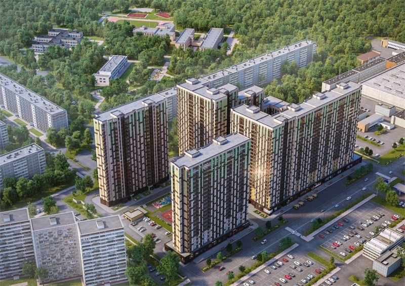 Купить квартиру в новостройке Москва Красная Сосна ул ЖК Настроение