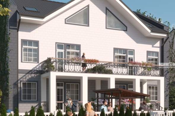 Коттеджный поселок ЖК Мечта: Дома. Рогачевское ш., 23 км от МКАД